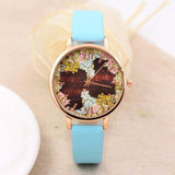 Elegant Quartz Watch Women Girls Fashion Casual Quartz-Watch PU Leather Watch Clock Woman Relojes Mujer Montre Femme 2017 #824 - Mint Accessories