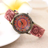 2017 New Arrival Womens Watches Retro Faux Leather Band Analog Quartz Wrist Watch Clock Woman relojes mujer Montre Femme #905 - Mint Accessories