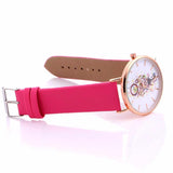 Wind Chimes Pattern Quartz Wrist Watch with  Leather Strap Watches Casual Montre Femme reloj de mujer #830 - Mint Accessories