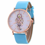 Wind Chimes Pattern Quartz Wrist Watch with  Leather Strap Watches Casual Montre Femme reloj de mujer #830 - Mint Accessories