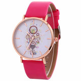 Wind Chimes Pattern Quartz Wrist Watch with  Leather Strap Watches Casual Montre Femme reloj de mujer #830 - Mint Accessories