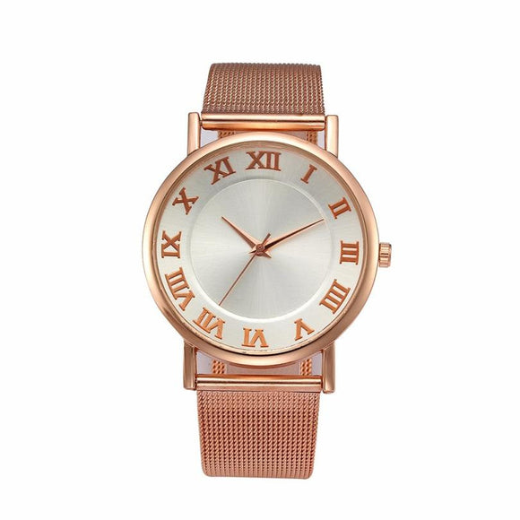 Quartz Simple Desgin Leather Band Analog  Women Wrist Watch - Mint Accessories