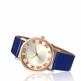 Quartz Simple Desgin Leather Band Analog  Women Wrist Watch - Mint Accessories