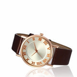 Quartz Simple Desgin Leather Band Analog  Women Wrist Watch - Mint Accessories