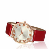 Quartz Simple Desgin Leather Band Analog  Women Wrist Watch - Mint Accessories