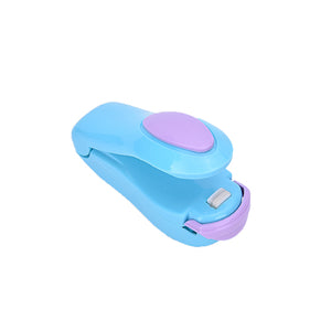 6 Color Portable Mini Sealing Household Machine Heat Sealer Capper Food Saver For Plastic Bags Package Mini Gadgets - Mint Accessories